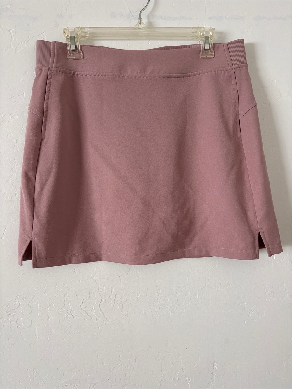 FINAL! Dusty Rose Mini Skort Skirt - Pockets and Inside Shorts
